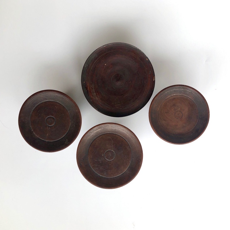 WOODEN FOOTED RITUAL VESSELS | t a t a m i | Contemporary Antiques from ...