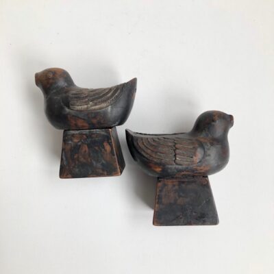 PAIR OF MALE AND FEMALE DUCK RICE CAKE MOLDS
