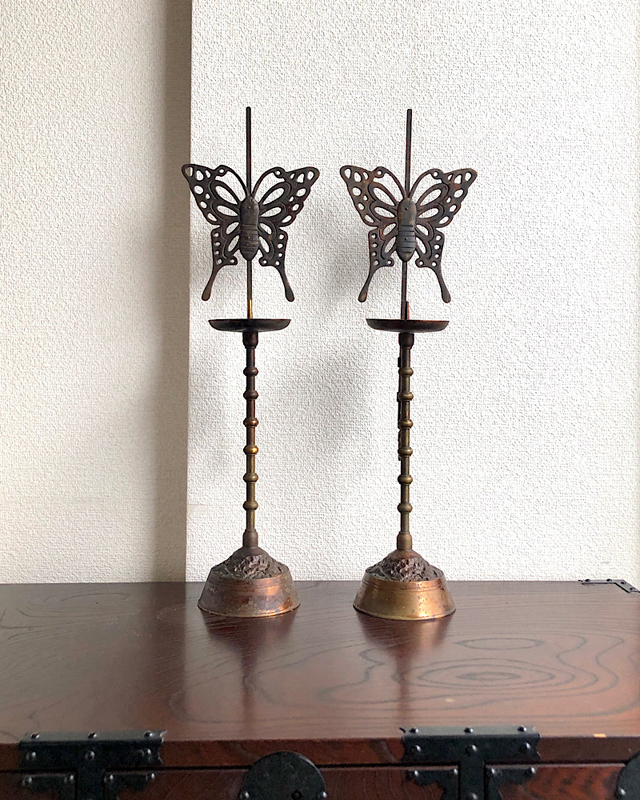 BUTTERFLY CANDLE STANDS