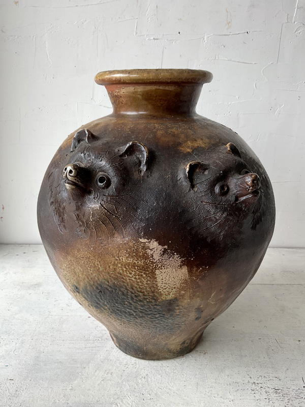 DOUBLE TANUKI JAR