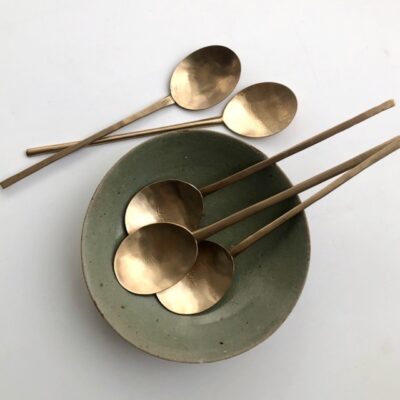 AUSPICIOUS BRASS SPOONS